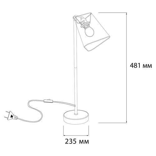 
                                            Настольная лампа Escada Hall 10185/L White                    
                