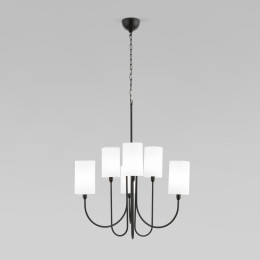 Подвесная люстра Eurosvet Abbey 60164/6 черный Smart
