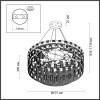 
                                            Подвесная люстра Odeon Light Hall Buckle 4989/12                    
                