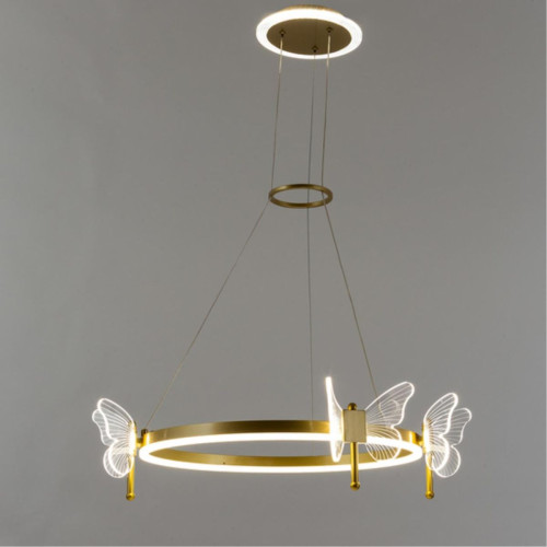 
                    Подвесная светодиодная люстра Arte Lamp Darcy A2187LM-1GO        
    