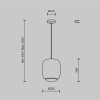 
                    Подвесной светильник Maytoni MOD466PL-L12GR3K        
    