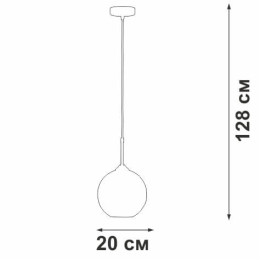 Подвесной светильник Vitaluce V2987-1/1S