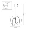 
                    Подвесной светодиодный светильник Odeon Light Exclusive L-Vision Piuma 6664/53L        
    