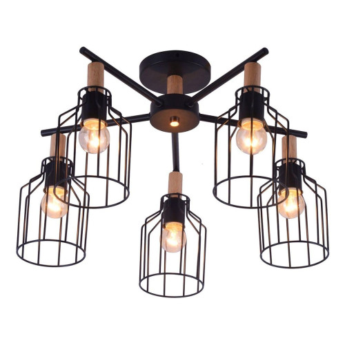 
                                            Потолочная люстра Escada 469/5PL Black                    
                