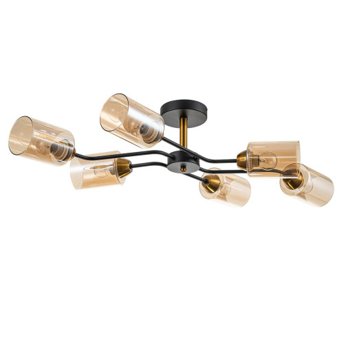 
                                            Потолочная люстра Escada Vertigo 1131/6P Black/Gold                    
                