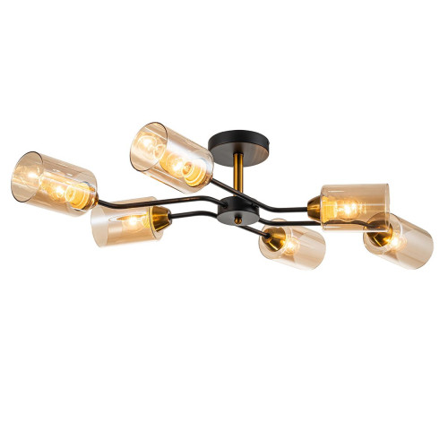 
                                            Потолочная люстра Escada Vertigo 1131/6P Black/Gold                    
                