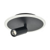 
                                            Потолочный светодиодный светильник Escada 20046SMA/01LED BK                    
                
