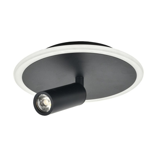
                                            Потолочный светодиодный светильник Escada 20046SMA/01LED BK                    
                