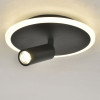 
                                            Потолочный светодиодный светильник Escada 20046SMA/01LED BK                    
                