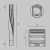 
                    Профиль радиусный Maytoni ALM-3535R-B-TL-90°-0.4M        
    