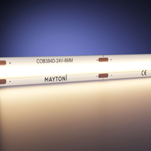 
                    Светодиодная влагозащищенная лента Maytoni 12W/m 384LED/m COB теплый белый 5M 201078        
    