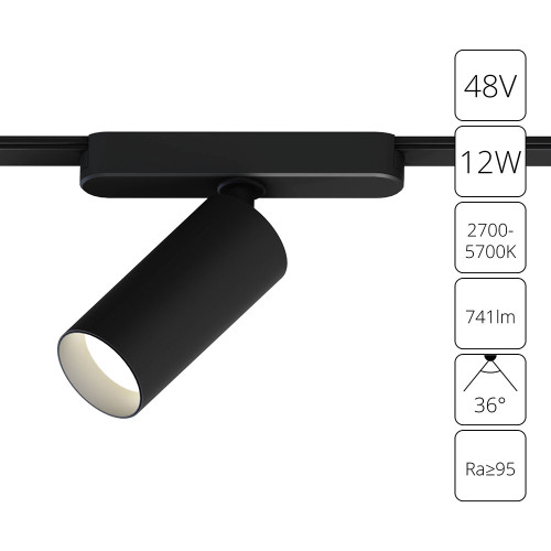 
                    Трековый светодиодный светильник Arte Lamp Rapid A2958PL-1BK        
    