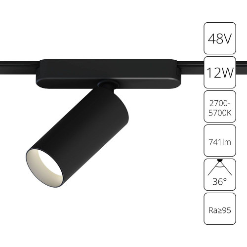 
                    Трековый светодиодный светильник Arte Lamp Rapid A2958PL-1BK        
    