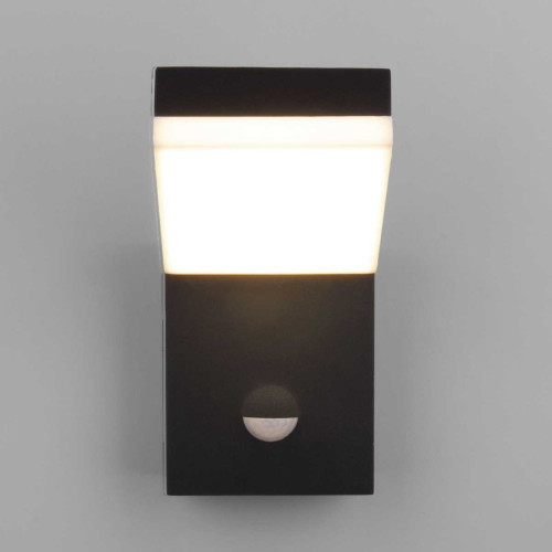 
                    Уличный настенный светодиодный светильник Elektrostandard Sensor 1541 Techno Led черный a053946        
    