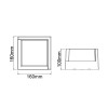 
                    Уличный настенный светодиодный светильник Mantra Creek 8863        
    