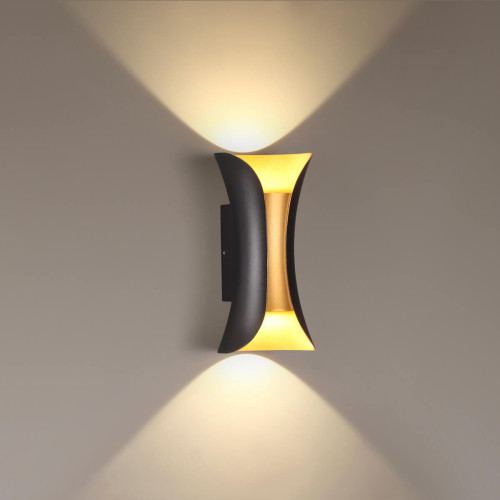 
                    Уличный настенный светодиодный светильник Odeon Light Hightech Krista 3886/6BG        
    