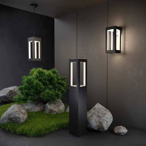 
                    Уличный светодиодный светильник Elektrostandard Frame 1529 Techno Led черный a051859        
    