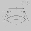 
                    Встраиваемый светильник Maytoni Technical DL027-GU10-B        
    