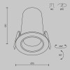 
                    Встраиваемый светильник Maytoni Technical DL125-L12-3K-B        
    
