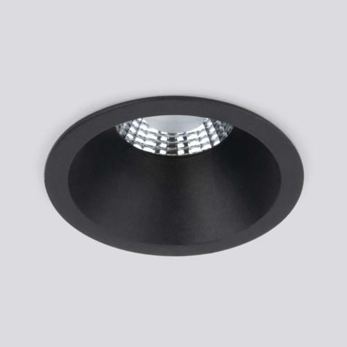 
                    Встраиваемый светодиодный светильник Elektrostandard 15266/LED черный a055719        
    