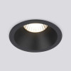 
                    Встраиваемый светодиодный светильник Elektrostandard Lin 15266/LED 7W 3000K BK черный a063926        
    
