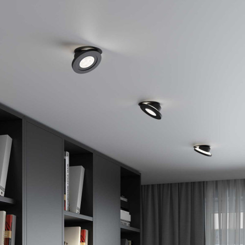 
                    Встраиваемый светодиодный светильник Elektrostandard Surf 25084/LED 6W 4000K черный a063675        
    