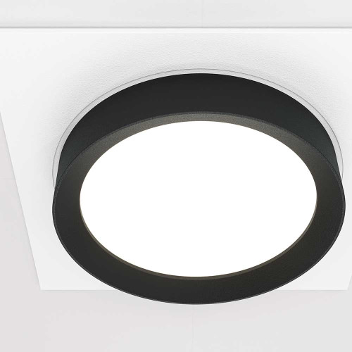 
                    Встраиваемый светильник Maytoni Hoop DL086-GX53-SQ-WB        
    