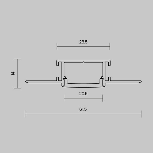 
                    Алюминиевый профиль Maytoni Led Strip 636005        
    
