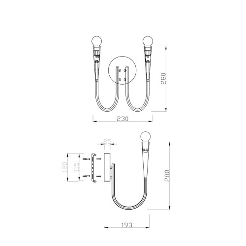 
                    Бра Freya Branches FR5253WL-02N        
    