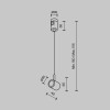 
                    Комплектующие для трекового светильника Maytoni Technical TRA154SW-1PT        
    
