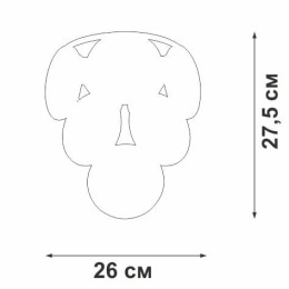 Настенный светильник Vitaluce V5850-9/2A