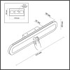 
                    Настенный светодиодный светильник Odeon Light Hightech Satrion 6641/14WL        
    