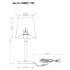 
                    Настольная лампа Arte Lamp Rodos A2589LT-1SS        
    