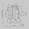 
                    Подвесная люстра Maytoni Branch MOD176PL-12G        
    