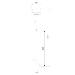 Подвесной светильник Eurosvet 7011 MR16 WH/GD белый/золото