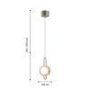 
                    Подвесной светодиодный светильник Favourite Yo-yo 4334-2P        
    