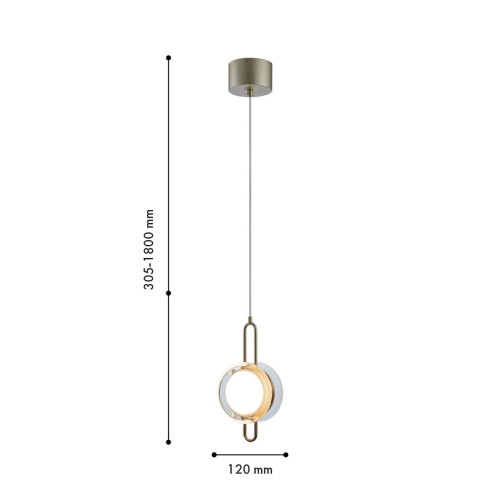 
                    Подвесной светодиодный светильник Favourite Yo-yo 4334-2P        
    