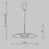 
                    Подвесной светодиодный светильник Maytoni El MOD041PL-L15W3K1        
    
