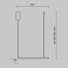 
                    Подвесной светодиодный светильник Maytoni Glint MOD072PL-L36B3K        
    