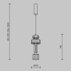 
                    Подвесной светодиодный светильник Maytoni Level MOD253PL-L18BS3K1        
    
