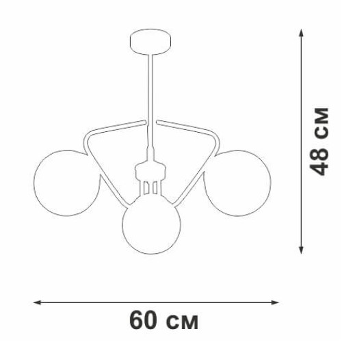 
                    Потолочная люстра Vitaluce V4715-1/3PL        
    