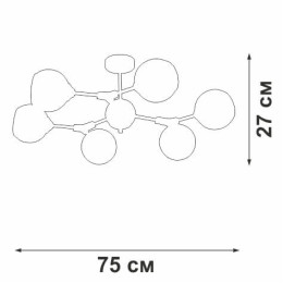 Потолочная люстра Vitaluce V4994-1/6PL