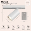 
                    Трековый светильник Maytoni Track Lamps TR020-1-GU10-W        
    