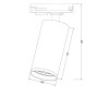 
                    Трековый светильник Maytoni Track Lamps TR020-1-GU10-W        
    