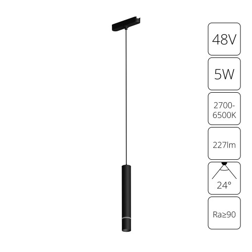 
                    Трековый светодиодный светильник Arte Lamp Rapid A2959PL-1BK        
    