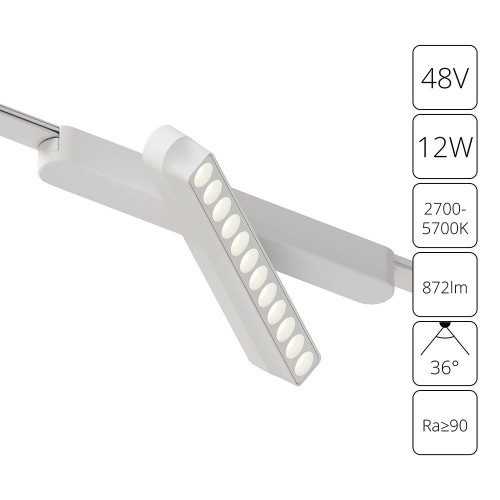 
                    Трековый светодиодный светильник Arte Lamp Rapid A2961PL-1WH        
    