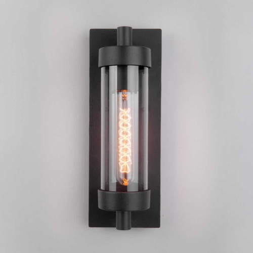 
                    Уличный настенный светильник Elektrostandard Pipe D 35151/D чёрный a058261        
    