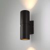 
                    Уличный настенный светодиодный светильник Elektrostandard Liberty 35124/U черный a060094        
    