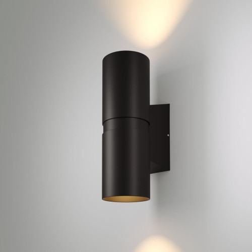 
                    Уличный настенный светодиодный светильник Elektrostandard Liberty 35124/U черный a060094        
    
