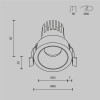
                    Встраиваемый светильник Maytoni Technical DL123-10W-4K-W        
    